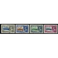 British Guiana. 1935 Silver Jubilee. Very Fine Used set of 4 values. SG 301-304.