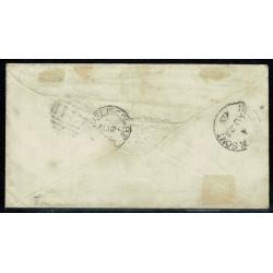 1865 1d Plate 97 pair on cover. Attractive
