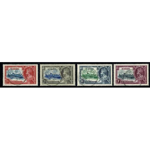 St Helena. 1935 Silver Jubilee. Very Fine Used set of 4 values. SG 124-127.