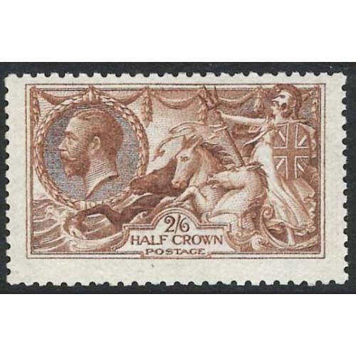 GB 1915 2/6d sg406 variety partial doubling of print MNH