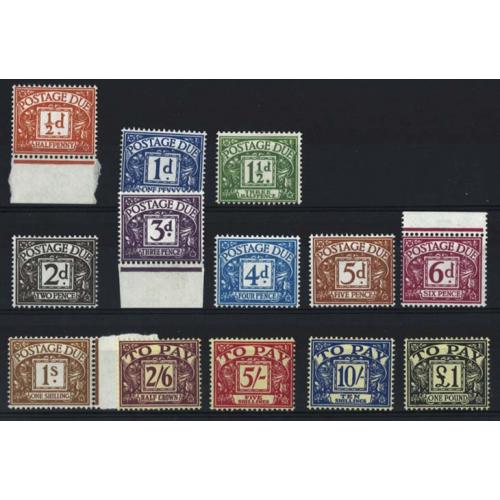 GB 1959 Postage Dues set MNH ½d - £1