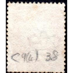 1857 C9 (4) 1d pale rose 'JF' Plate 38 with Numeral Cancel Good to Fine Used