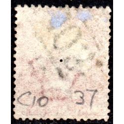 1856 Sg 40 C10 1d red-brown 'EB' Plate 44 with 159 Glasgow Numeral Cancel Used