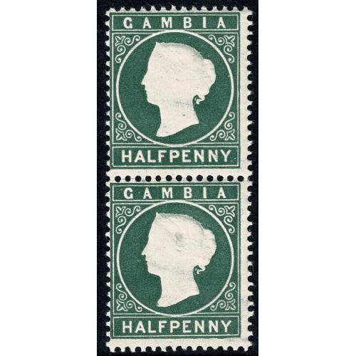 Gambia. 1887 ½d myrtle green. SG 21. Unmounted mint