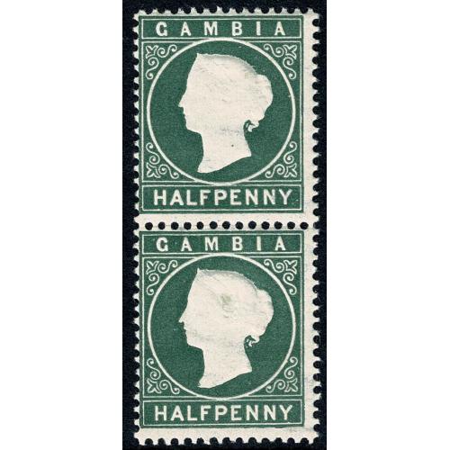 Gambia. 1887 ½d myrtle green. SG 21. Unmounted mint