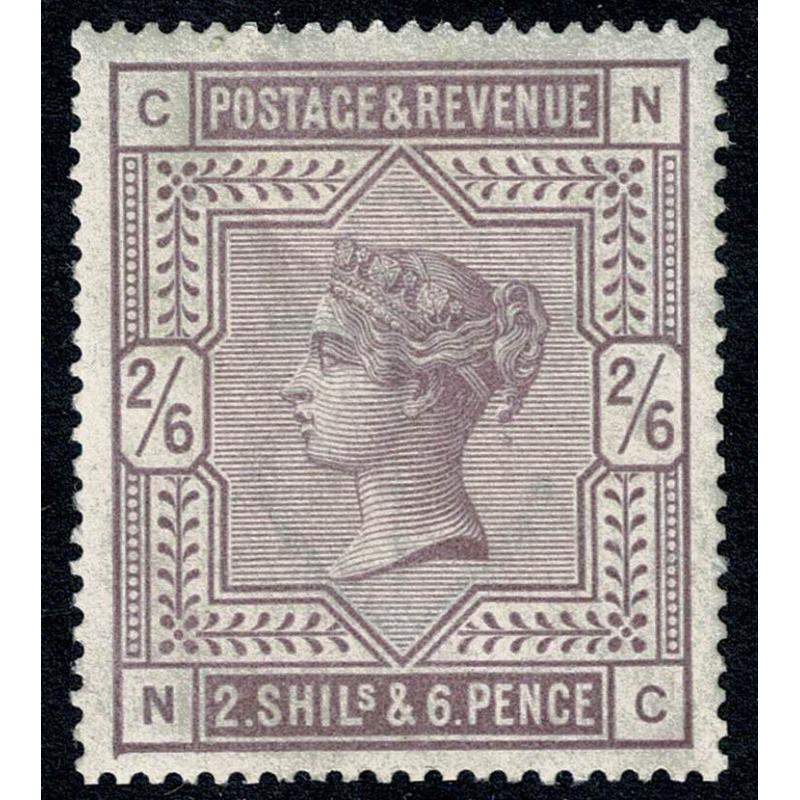 SG 178. 2/6 lilac. Mounted mint.