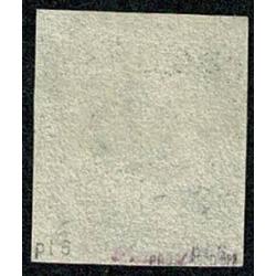 1d Black AF Plate 6. Four good to large margins. Cancelled by red Maltese cross.