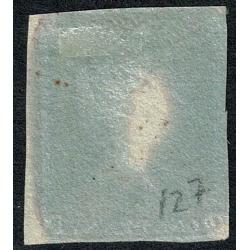 1841 1d Red OL Plate 127. Lavender tinted paper.
