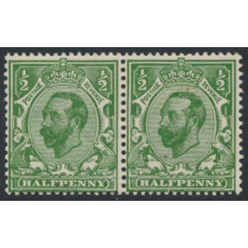 GB Downey Head  SG 324  N2c MNH in pair with normal